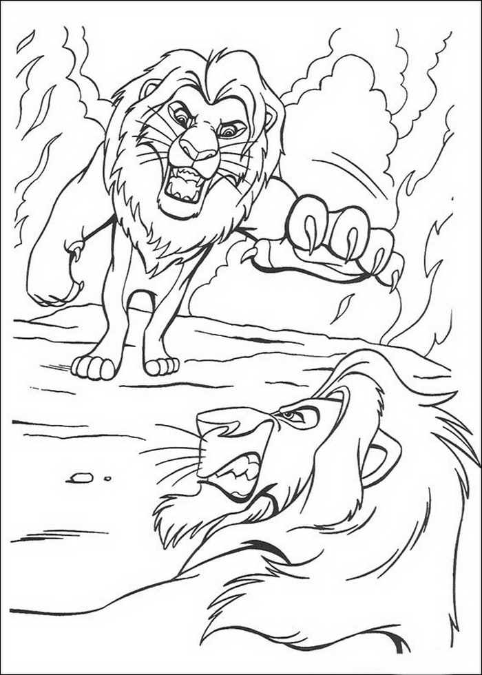 Kids-n-fun.de | Malvorlage Der König der Löwen Der König der Löwen
